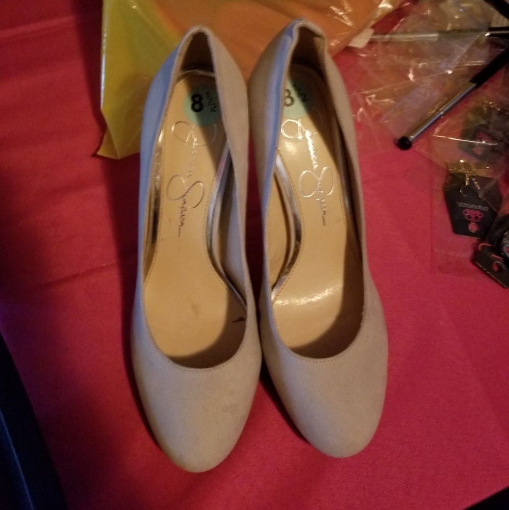 Grey heels